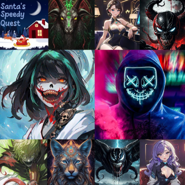 Santa's Speedy Quest Avatar Bundle